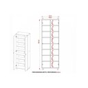 Ver imagem 2 de Armário Multiuso Casal AM3108 c/ 2 Portas Branco - Tecno Mobili
