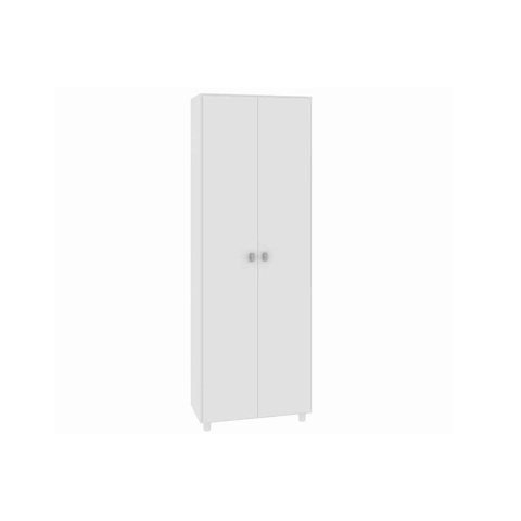 Armário Multiuso Casal AM3108 c/ 2 Portas Branco - Tecno Mobili