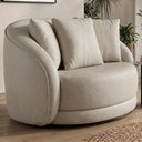 Ver imagem 2 de Poltrona Decorativa Maya Base Giratoria Courino Tcs 725 Moll