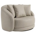 Ver imagem 1 de Poltrona Decorativa Maya Base Giratoria Courino Tcs 725 Moll