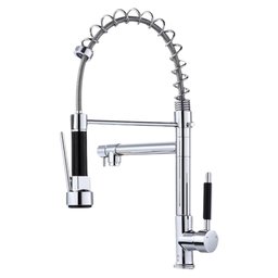 Torneira Cozinha Gourmet Inox Prata C/ Monocomando - 1