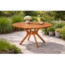 Ver imagem 2 de Mesa Julia 1,10 Redonda Madeira Eucalipto Ripada