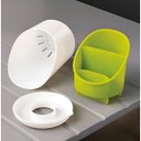 Ver imagem 5 de Porta Talheres Escorregador Organizador Utensílios 3 Divisór