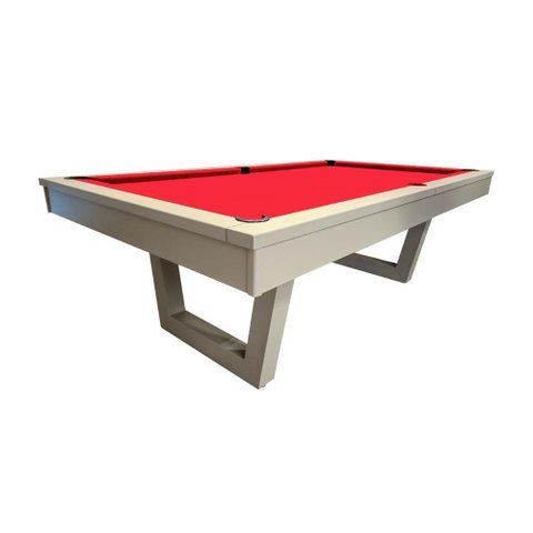 Mesa de Sinuca/bilhar Cor Nude - 2,34 X 1,34 - Vermelho
