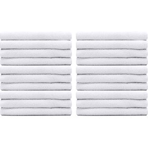 Kit 20 Toalhas 100% Algodão Salão Manicure Academia SPA 44x70cm Marcotex