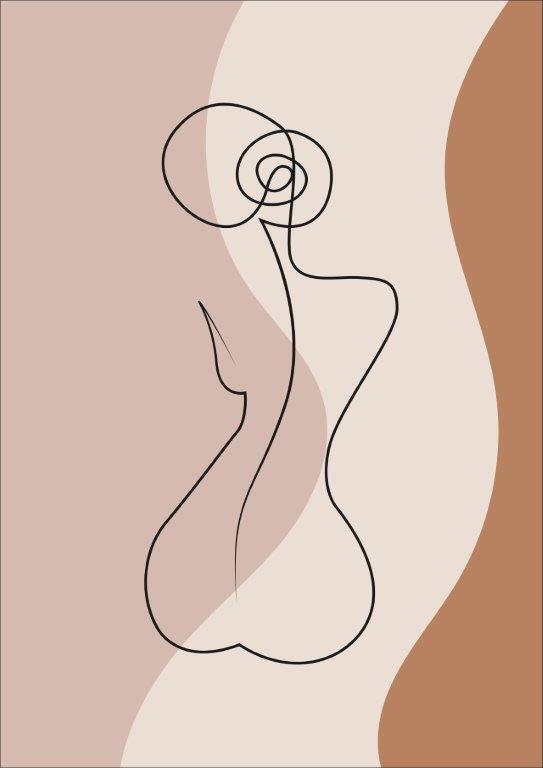 Kit com 3 Quadros Arte Abstrata em Lona 60x90cm - 4