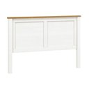 Ver imagem 1 de Cabeceira Casal Para Cama Box Linha Topázio 160cm Branco/carvalho
