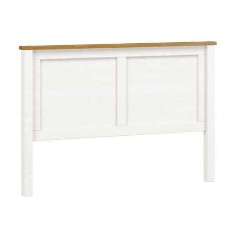 Cabeceira Casal Para Cama Box Linha Topázio 160cm Branco/carvalho