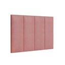 Ver imagem 1 de Cabeceira Premium Estofada Cama Box Solteiro 90 Cm - Rose