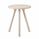 Ver imagem 1 de Mesa Lateral de Apoio em Madeira Maciça com Design Torneado Areia