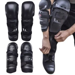 Caneleira Cotoveleira Articulada Moto Motocross Bike Trilha Motoqueiro Proteçao Joelho Cot