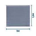 Ver imagem 2 de Persiana Horizontal Pvc Primafer 100x130cm - Cinza Escuro