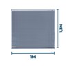 Persiana Horizontal Pvc Primafer 100x130cm - Cinza Escuro - 2