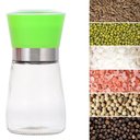 Ver imagem 4 de Moedor de Pimenta e Sal Manual Portátil 160ml Vidro Plástico FRG0375 Verde Frigopro