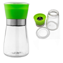 Ver imagem 3 de Moedor de Pimenta e Sal Manual Portátil 160ml Vidro Plástico FRG0375 Verde Frigopro