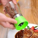 Ver imagem 2 de Moedor de Pimenta e Sal Manual Portátil 160ml Vidro Plástico FRG0375 Verde Frigopro