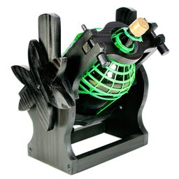 Suporte para Garrafão de Vinho em Madeira Maciça - Nogueira - Sistema Serve Fácil - 1