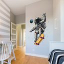 Ver imagem 2 de Adesivo de Parede - Skate Astronauta Dekalque Adesivo Adesivo de Parede Recortado 58x90