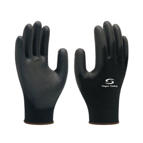 Kit 10 Pares Luva PU Multitato Super Safety SS 1003 - Tamanho 9 G