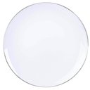 Ver imagem 3 de Jogo de Jantar 20 Peças Tramontina Atena Porcelana Branco 4 Pessoas Filete Prata
