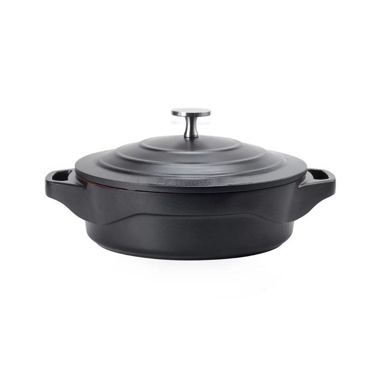 Caçarola Le Cook Baixa 24cm Premier Black com Revestimento Ceramico Lc1866