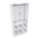Ver imagem 4 de MÓDULO CLOSET COLMEIA CABIDEIRO M147.2021.B (CASA, LOJA) MUNDI MOVEIS
