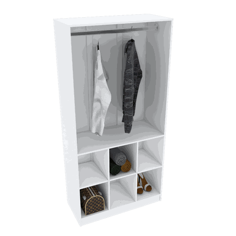 MÓDULO CLOSET COLMEIA CABIDEIRO M147.2021.B (CASA, LOJA) MUNDI MOVEIS