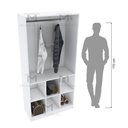 Ver imagem 6 de MÓDULO CLOSET COLMEIA CABIDEIRO M147.2021.B (CASA, LOJA) MUNDI MOVEIS