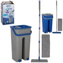 Ver imagem 1 de Esfregao Mop Flat 360º com 1 Refil + Balde Clean Tech 5l