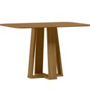 Ver imagem 6 de Conjunto Sala de Jantar Mesa 120cm Tampo MDF sem Vidro Rubi com 4 Cadeiras Amanda