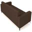 Ver imagem 7 de Sofá 2 Lugares Sala Living Industrial 160cm Senna K01 Veludo Marrom - Lyam Decor