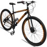 Bicicleta Aro 29 Dropp Sport Aço 21v Freio a Disco Preto e Laranja - 19 - 2
