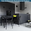 Ver imagem 7 de Kit 4 Cadeiras Empilhável Inmetro Aviv Master Allegra Fratini Polipropileno Preto Suporta 182kg