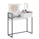 Ver imagem 3 de Conjunto Quarto Solteiro Escrivaninha Painel para TV Mimo e Penteadeira Beauty Espresso Móveis