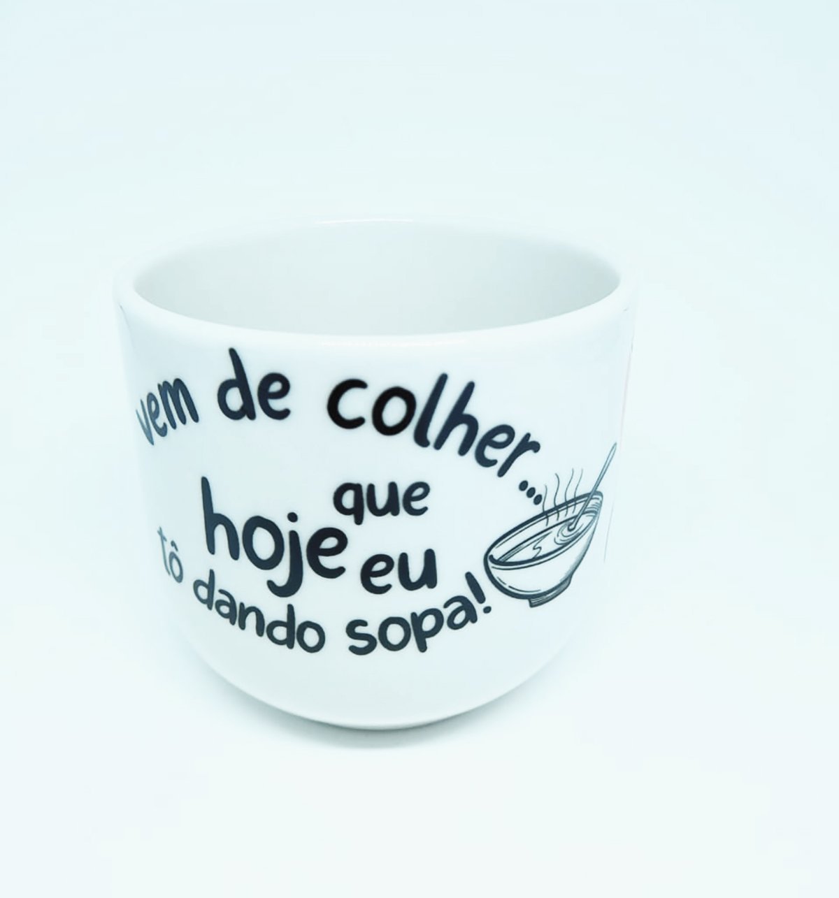 Caneca Cerâmica Tigela 480 ml - Dando Sopa Reidopendrive CCEX1 - 2