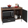 Balcão para Cooktop e Forno 1 Porta 1 Gaveta Tucum Yescasa - 3