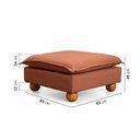 Ver imagem 4 de Puff Modular com Pé Bolinha Sôma CabeCasa MadeiraOriginals
