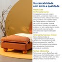 Ver mais imagens de Puff Modular com Pé Bolinha Sôma CabeCasa MadeiraOriginals