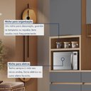 Ver imagem 6 de Cozinha Completa Modulada 5 Peças 9 Portas 4 Gavetas 100% MDF Realeza Premium
