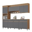 Ver imagem 2 de Cozinha Completa Modulada 5 Peças 9 Portas 4 Gavetas 100% MDF Realeza Premium