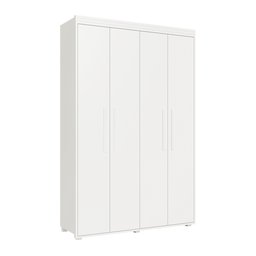 Roupeiro Milão Solteiro 100% Mdf: Branco - 3