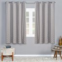Ver imagem 1 de Cortina Dallas 2,80m X 2,30m Corta Luz Sala Porta Balcão Quarto Jacquard Desenho Alto Relevo Granito
