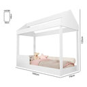 Ver imagem 6 de Cama Infantil Casinha Montessoriana Mdf Quarto Criança Bebê com Proteção Lateral