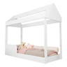 Cama Infantil Casinha Montessoriana Mdf Quarto Criança Bebê com Proteção Lateral - 4