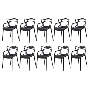 Kit 10 Cadeiras Allegra Berrini para Sala de Jantar Design e Conforto