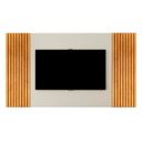 Ver imagem 3 de Painel Moderno Ripado - Vertex-naturale/off White - Mavau Móveis