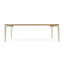 Ver imagem 3 de Mesa de Jantar de Madeira e Base de Ferro Champanhe Califórnia 220cm