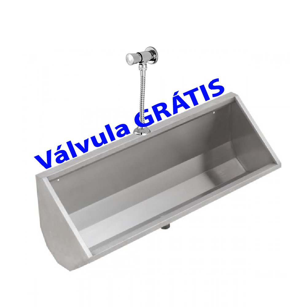 Mictório Coletivo Inox 2,0 Mts - Válvula Automática - Mict2000 - 4