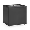 Ver imagem 1 de Freezer Plano Vidro Reto Deslizante 210L GHD200LB All Black Gelopar 220V