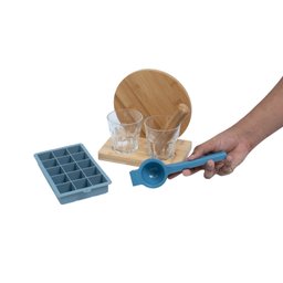 Kit espremedor de limão forma e kit caipirinha 7 pçs -Oikos - 6